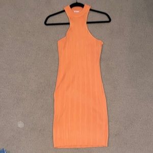 ESTHER PENN BOUTIQUE | Halter Ribbed Mini Dress